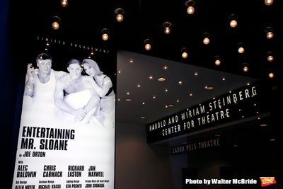 The Opening Night Performance Theatre Poster Marquee of The Roundabout Theatre Compan Photo