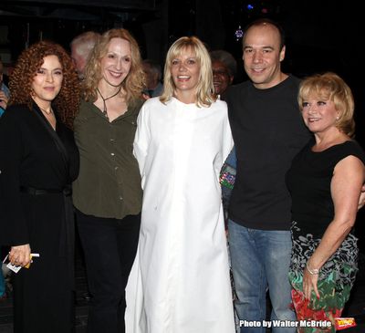 Jennifer Foote ('Follies') with Bernadette Peters, Jan Maxwell, Danny Burstein & Elai Photo