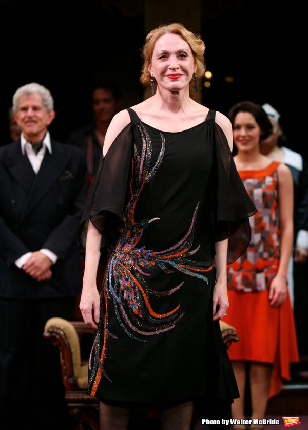 Jan Maxwell during the Manhattan Theatre Club's Productions Opening Night Curtain Cal Photo