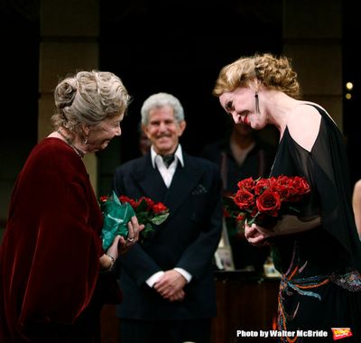 Rosemary Harris, Tony Roberts & Jan Maxwell during the Manhattan Theatre Club's Produ Photo
