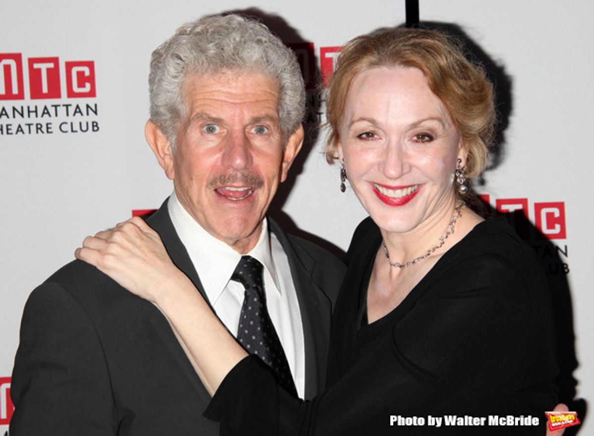 Tony Roberts, Jan Maxwell attending Planet Hollywood Opening Night After Party for the Manhattan Theatre Club's Production of 'The Royal Family'  in New York City. October 8, 2009 at 