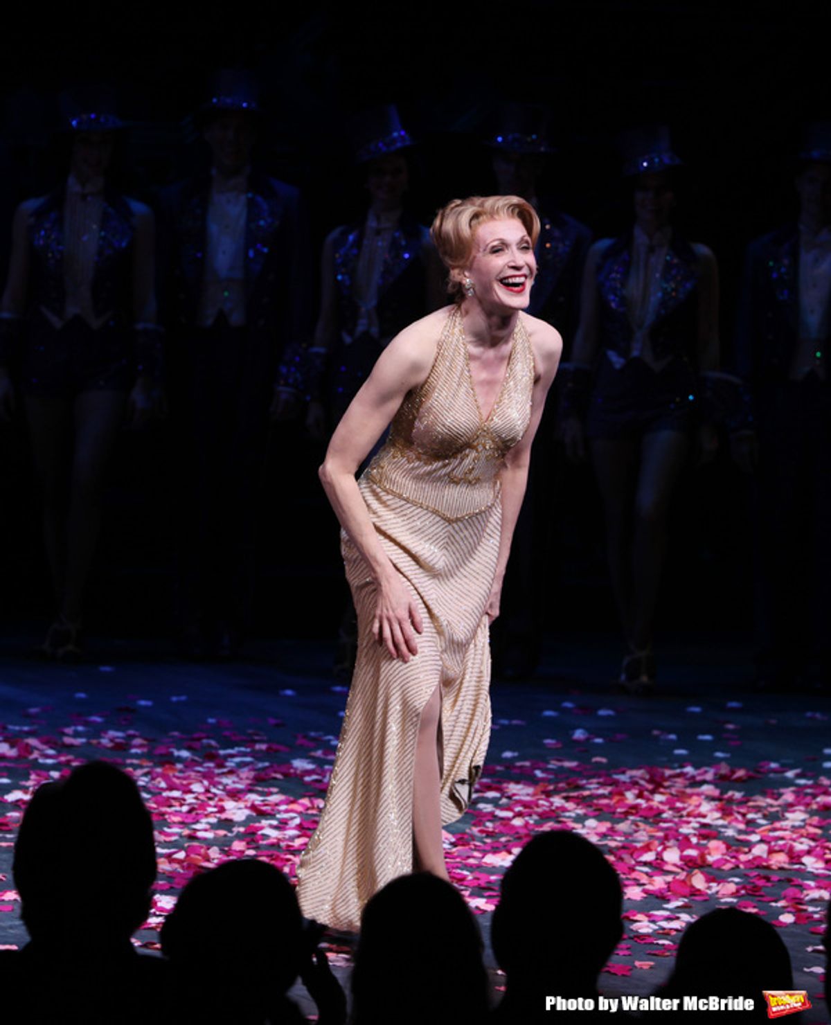 Jan Maxwell.during the Broadway Opening Night Curtain Call for 'Follies'  in New York City. at 