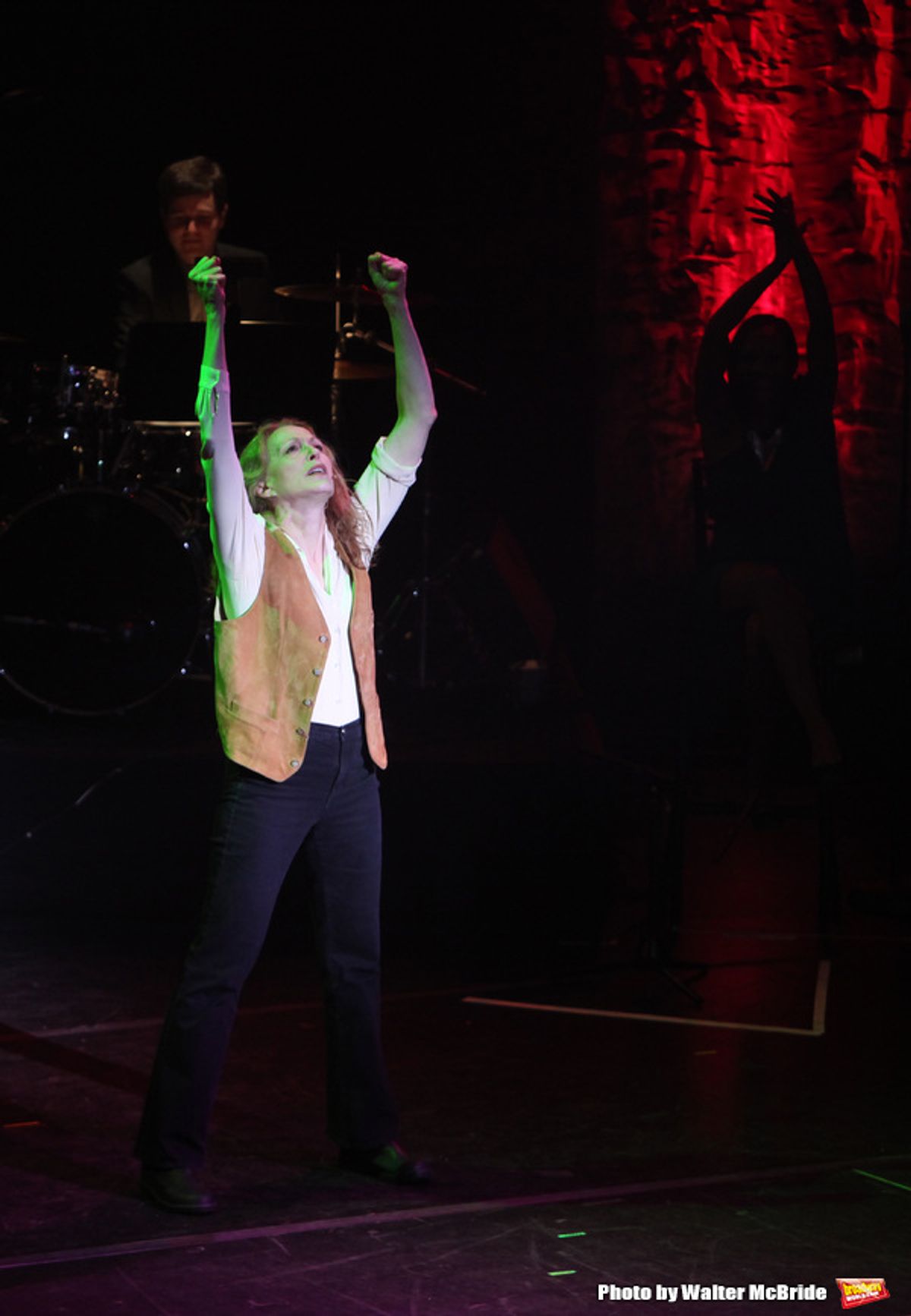 Jan Maxwell.performing in 'MISCAST 2012' MCC Theatre's Annual Musical Spectacular at The Hammerstein Ballroom in New York City on 3/26/2012. at 