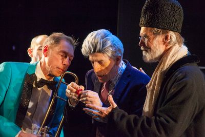 Peter Zummo (trombone), Paul Zimet (as Dr. Fred Decker), Tom Nelis (as Aiden Grey) Photo
