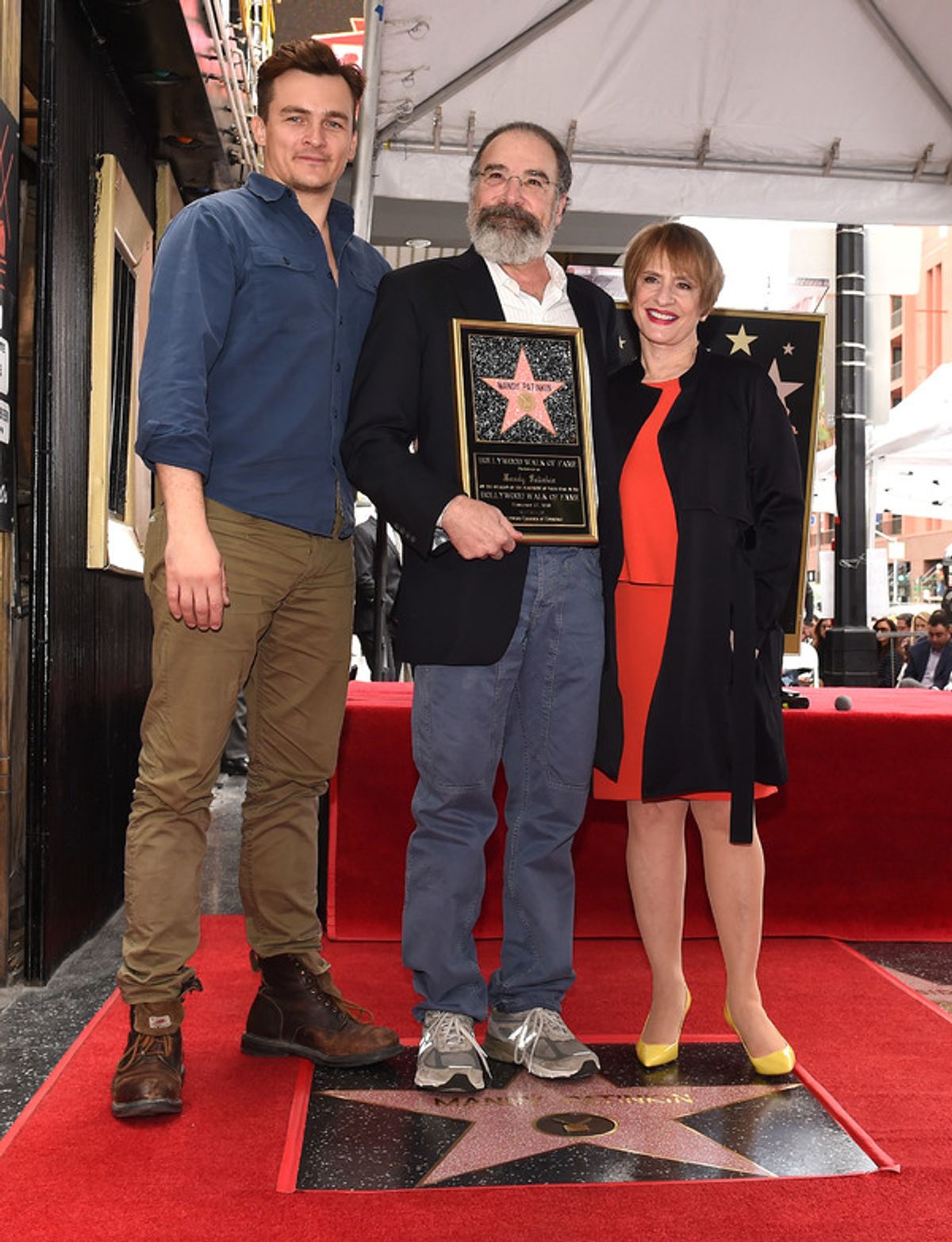Rupert Friend, Mandy Patinkin, and Patti LuPone at 