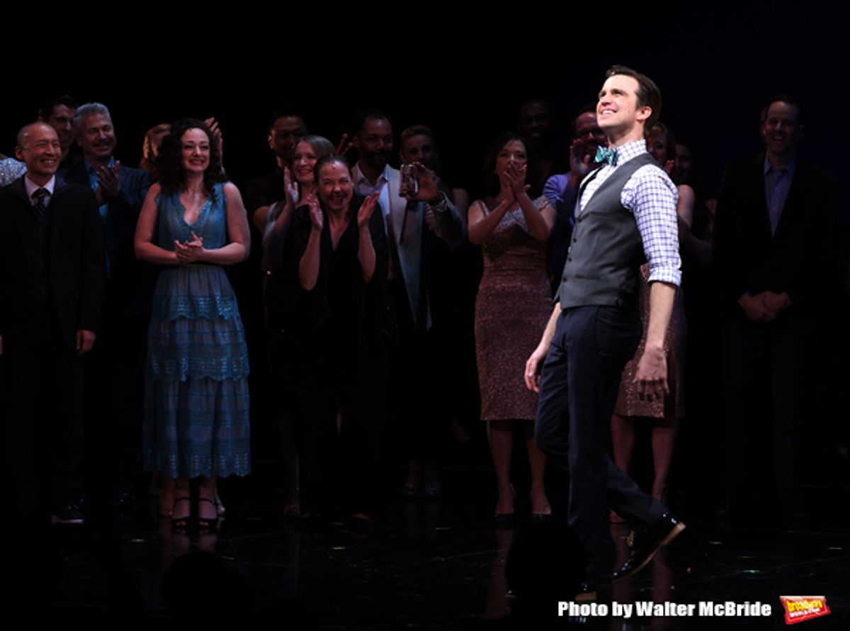 Gavin Creel and cast at 