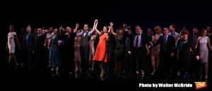 Frances Jue, Megan McGinnis, Harriet Harris, Gavin Creel, Sutton Foster, Sheryl Lee R Photo