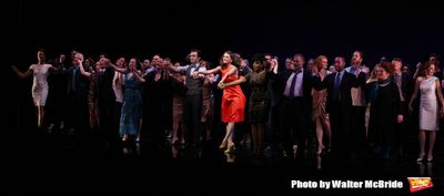 Frances Jue, Megan McGinnis, Harriet Harris, Gavin Creel, Sutton Foster, Sheryl Lee R Photo