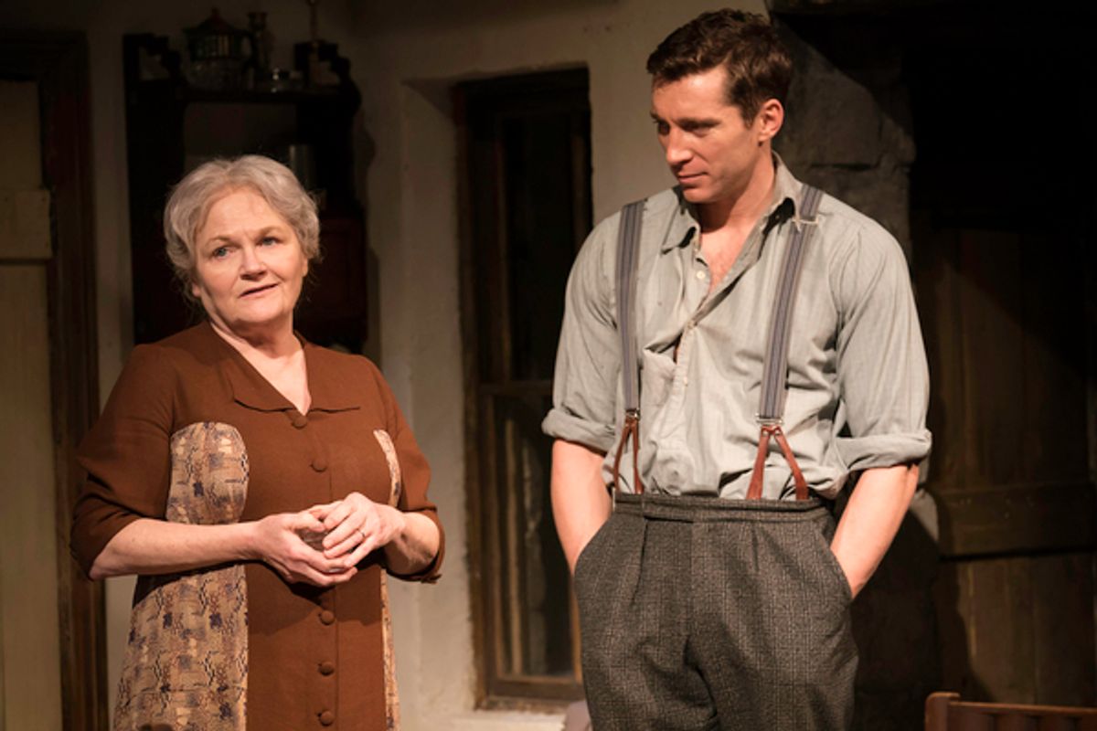 Lesley Nicol (Mother) and Ben Batt (George) at 