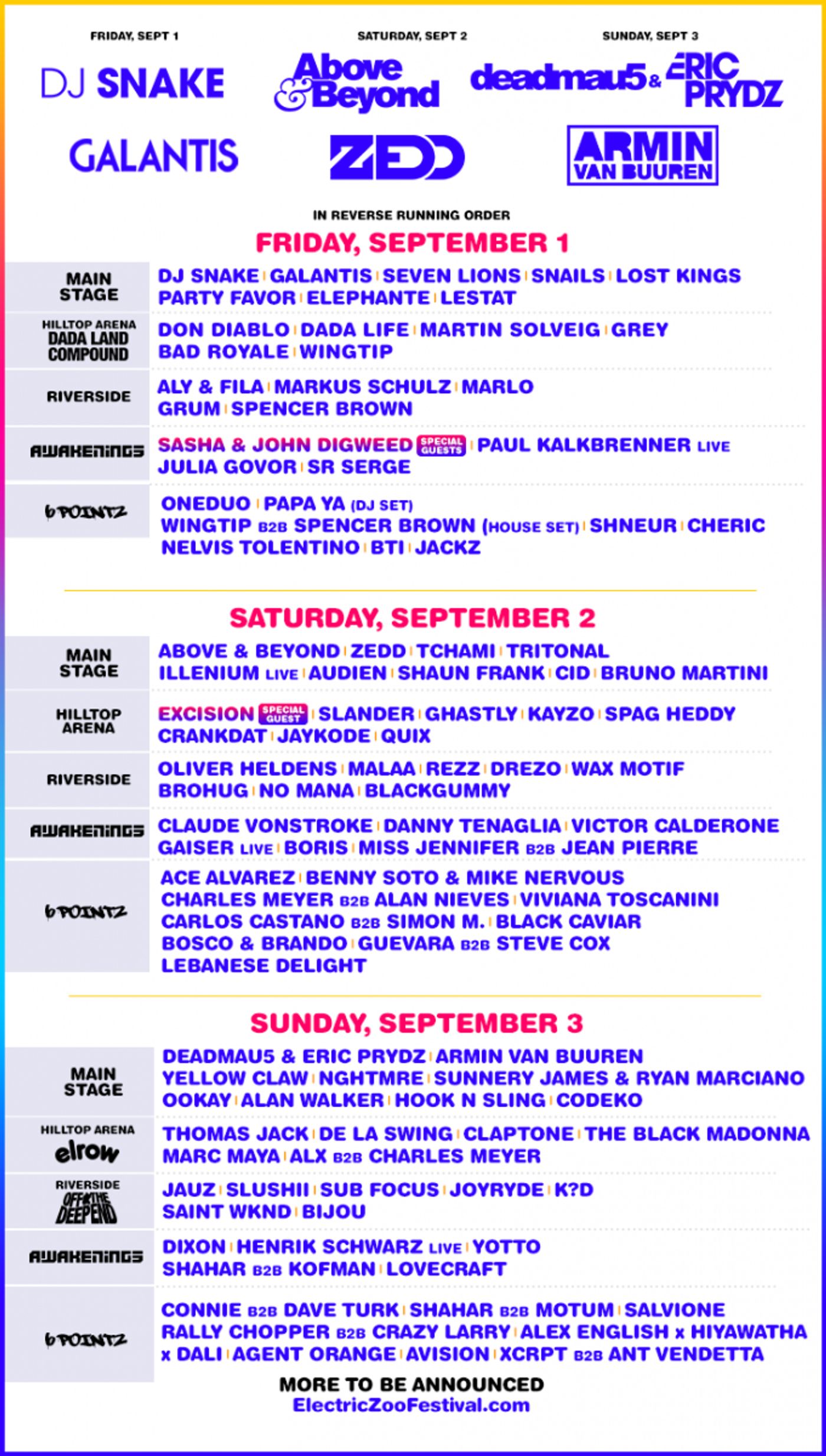 Electric Zoo Announces ELECTRONIC ZOO: THE BIG 10 In Celebration of 10th Anniversary Electric Zoo Announces ELECTRONIC ZOO: THE BIG 10 In Celebration of 10th Anniversary Image