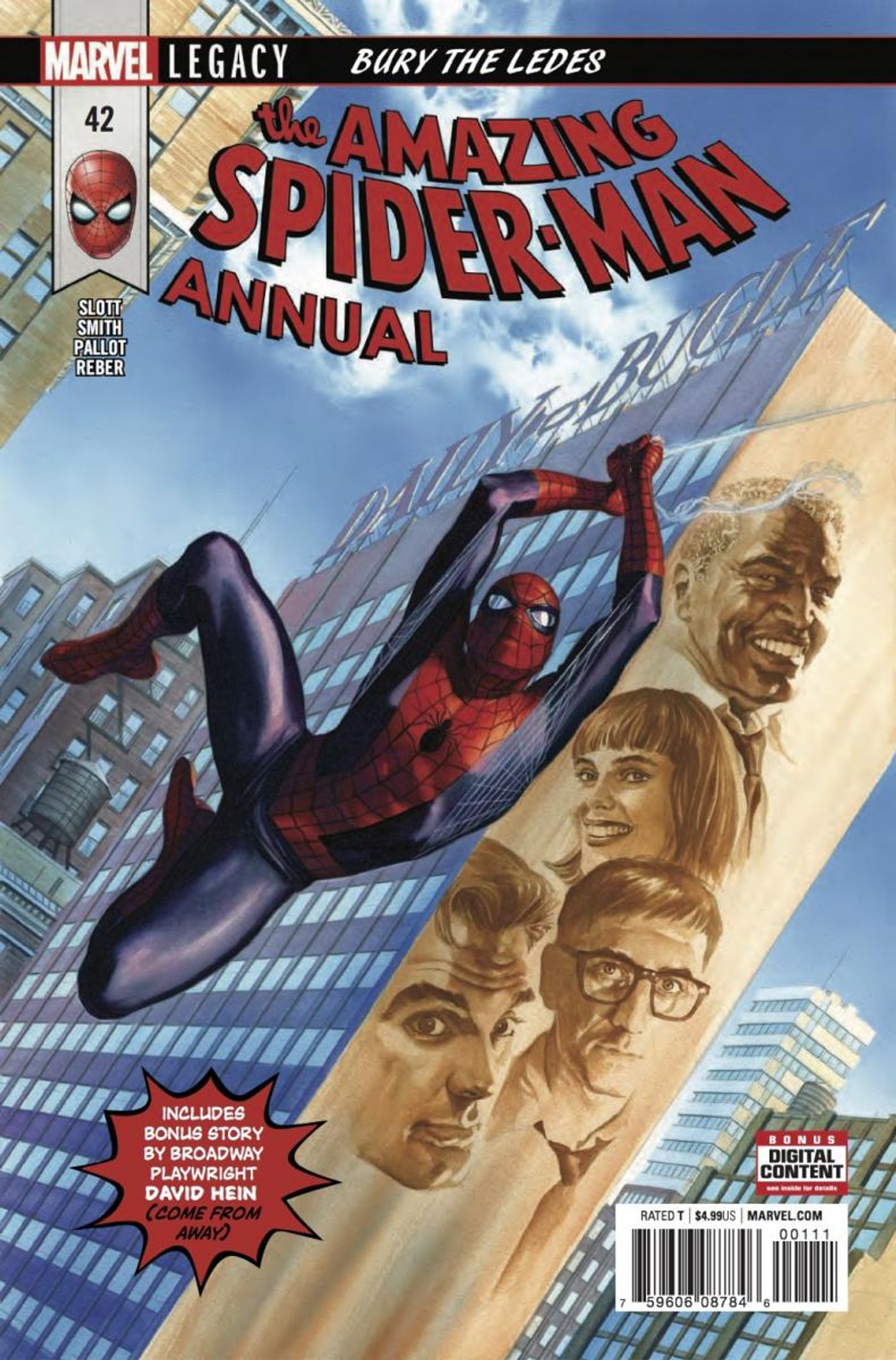 COME FROM AWAY's David Hein Pens Bonus Story for Spider-Man Comic  Image
