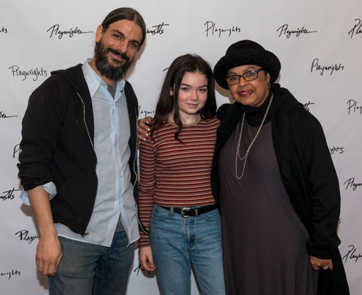 Lucas Papaelias, Ella Kennedy Davis & Lynda Gravatt at 