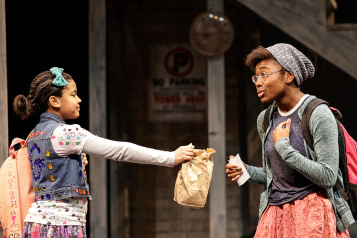 Yasmine Searcy and Alexis Crochran at First Look At Flint Youth Theatre's AKEELAH AND THE BEE