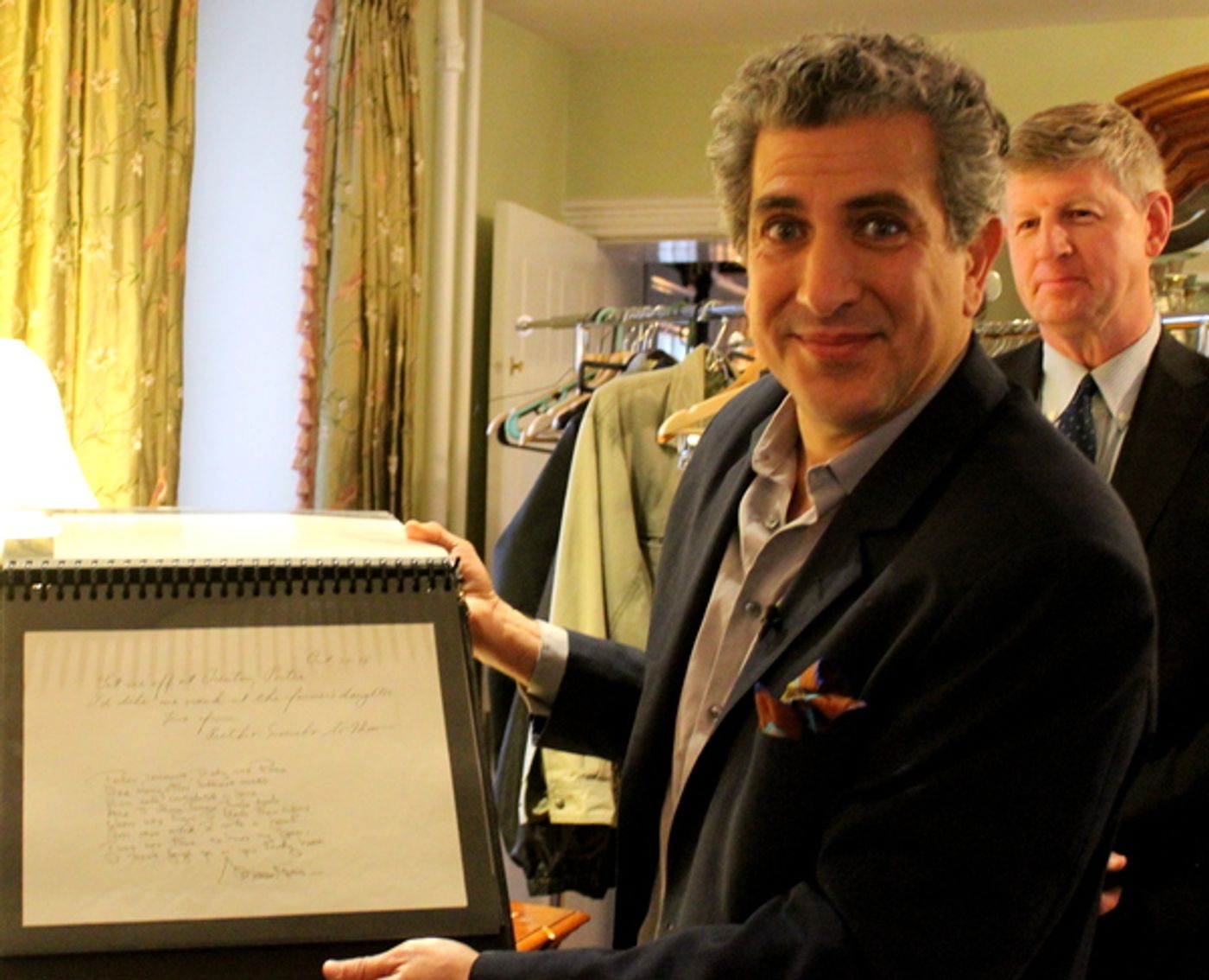 Photo Flash: Frank Ferrante Visits Former Home of George S. Kaufman in Bucks County as preview to AN EVENING WITH GROUCHO  Image