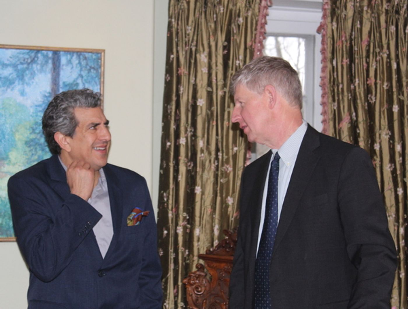 Photo Flash: Frank Ferrante Visits Former Home of George S. Kaufman in Bucks County as preview to AN EVENING WITH GROUCHO  Image