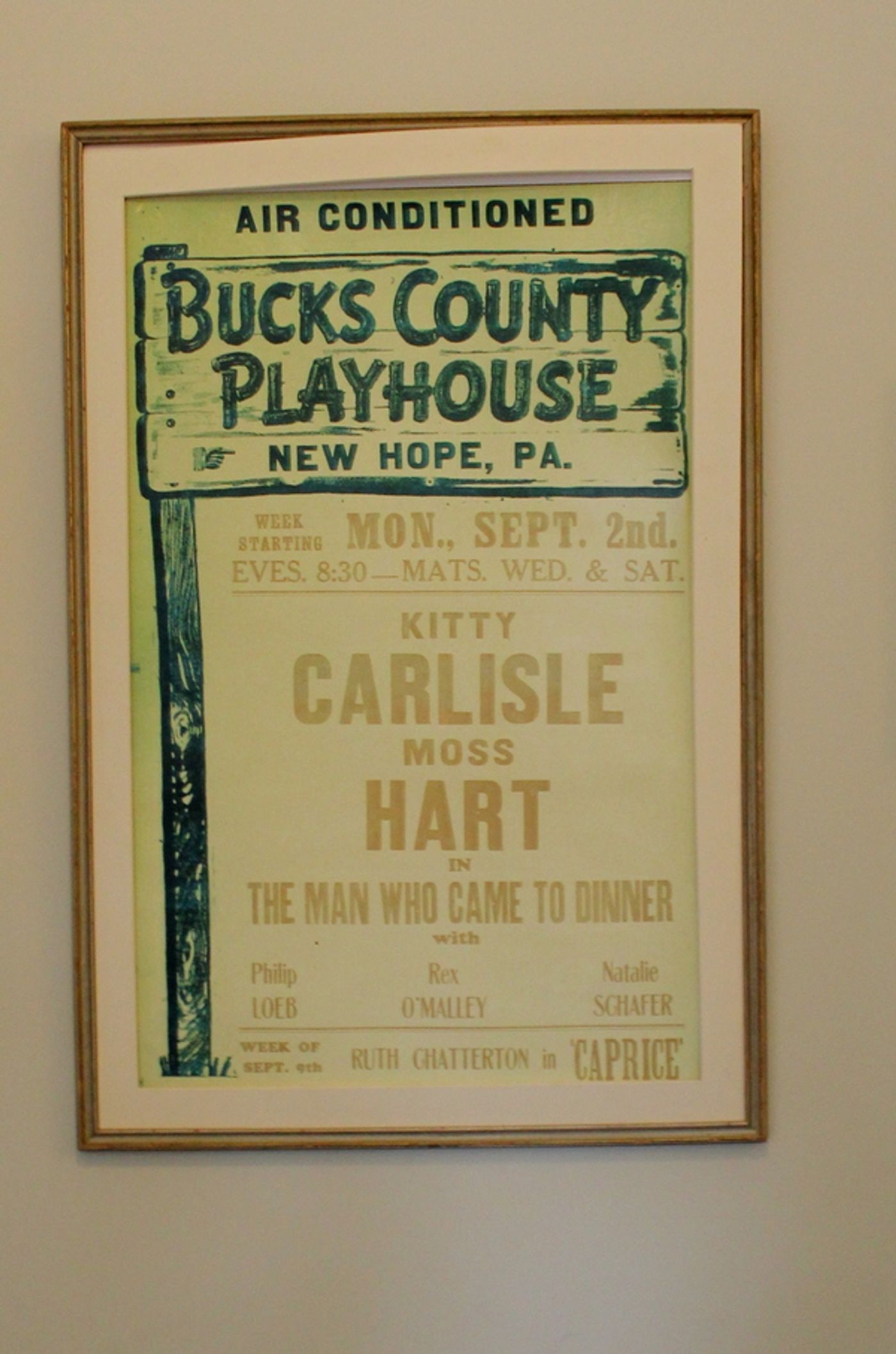 Photo Flash: Frank Ferrante Visits Former Home of George S. Kaufman in Bucks County as preview to AN EVENING WITH GROUCHO  Image