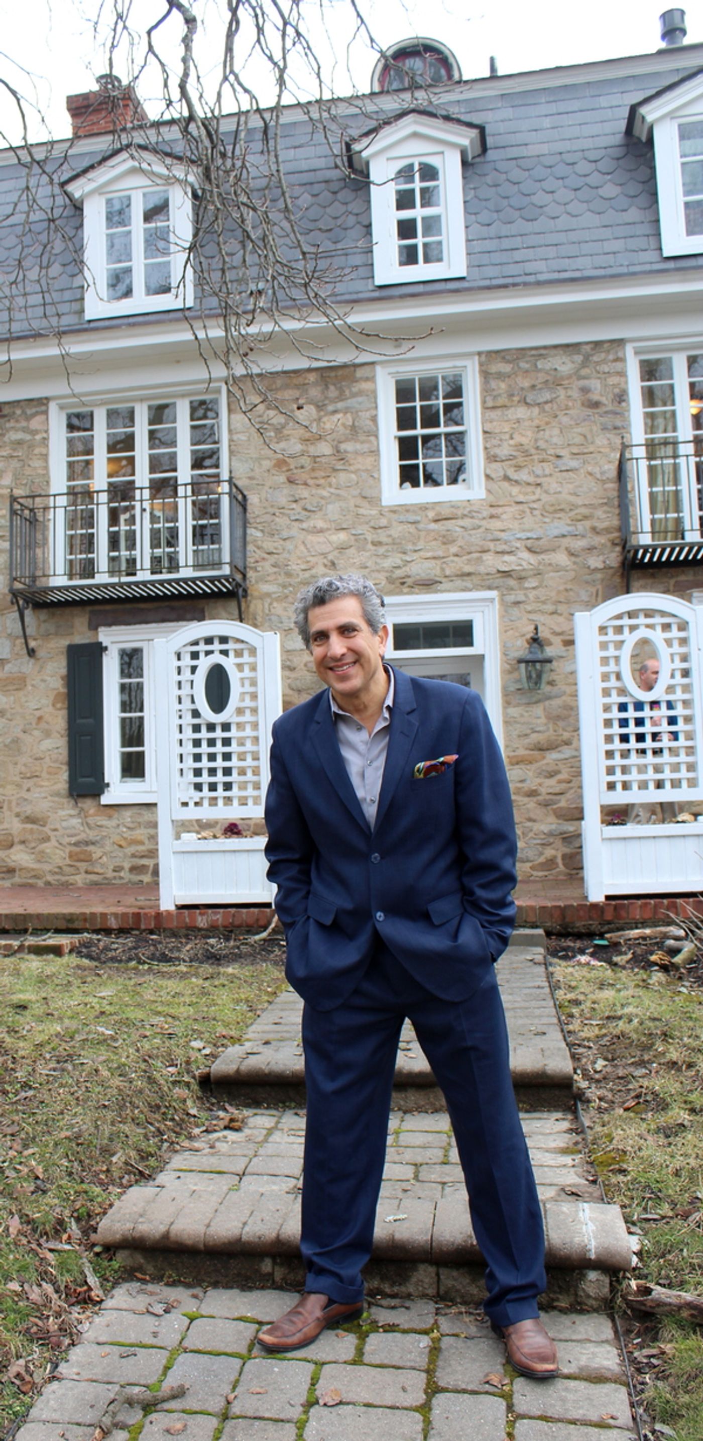 Photo Flash: Frank Ferrante Visits Former Home of George S. Kaufman in Bucks County as preview to AN EVENING WITH GROUCHO  Image