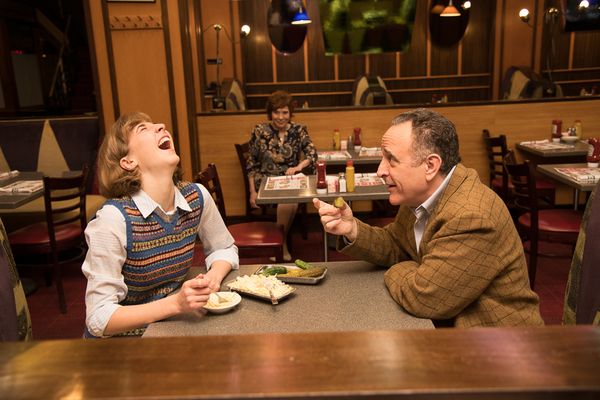 Adam Heller and Julia Knitel with Cheryl Stern.  Photo