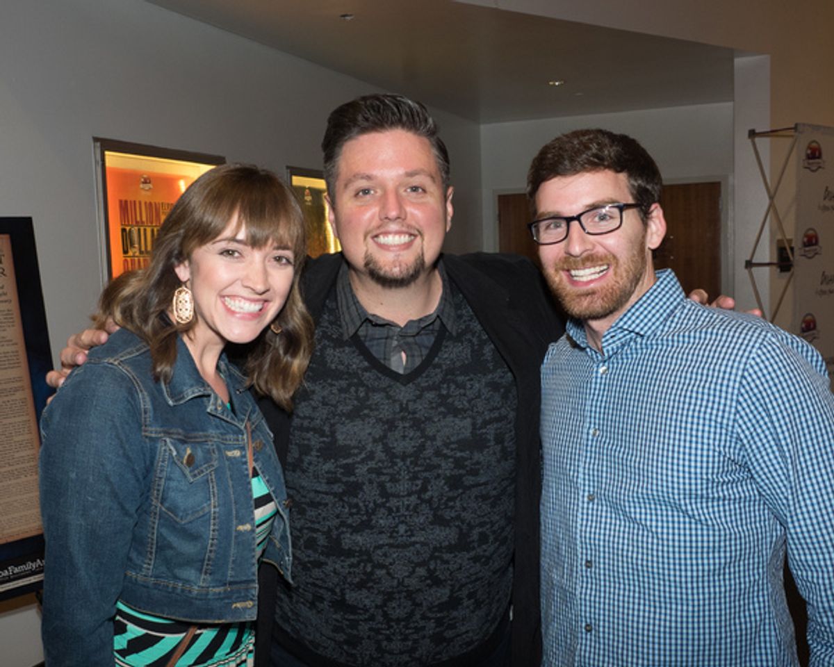 Christine Tucker, T.J. Dawson, and Eric Ferguson at 