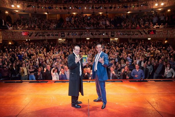 Chazz Palminteri and Nick Cordero Photo
