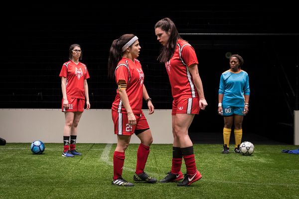 Sarah Price, Isa Arciniegas, Natalie Joyce and Angela Alise Photo