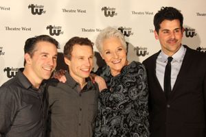 Lee with actor Adam Huss and Jeff Johns and Joe Abramson @ BroadwayWorld Lee with actor Adam Huss and Jeff Johns and Joe Abramson Photo