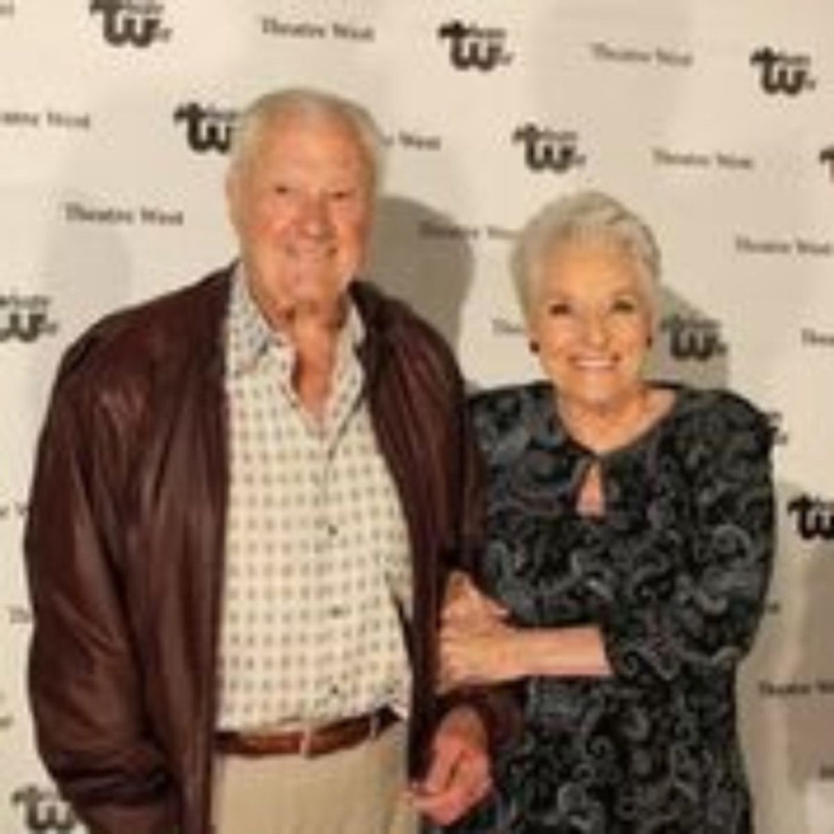 Lee and TIME TUNNEL costar Robert Colbert at Lee Meriwether Honored By Theatre West