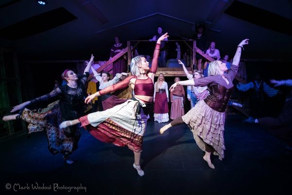 Featured dancers Kali Libby, Nickel Hays, Lexii Gravis
 Photo