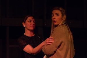 (L to R) JESSICA WEAVER (Laura) and DAYNA CHILDS (Amanda)  from the Lakewood Playhous Photo