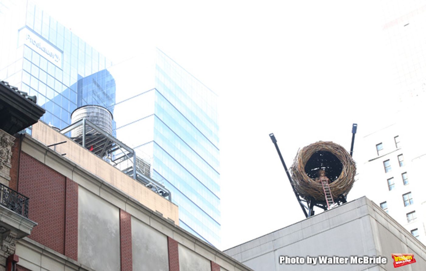 Photo Coverage: Just Like Magic! The HARRY POTTER AND THE CURSED CHILD Marquee Gets Installed!  Image