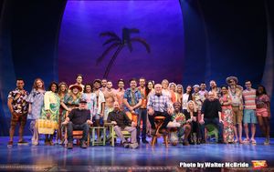 Jimmy Buffett with the cast and creative team Photo