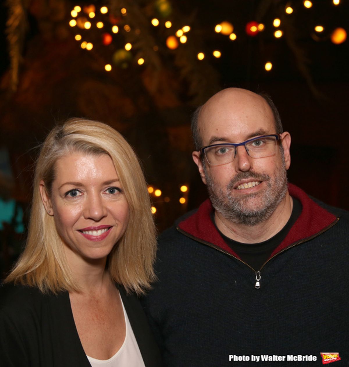 Kelly Devine and Christopher Ashley  at 