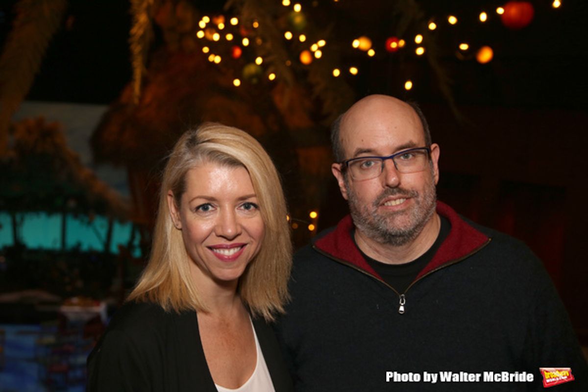 Kelly Devine and Christopher Ashley  at 