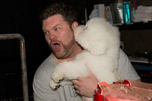 Daniel Stewart Sherman and Flynn. Photo by Dean Jones. @ BroadwayWorld Daniel Stewart Sherman and Flynn. Photo by Dean Jones. Photo