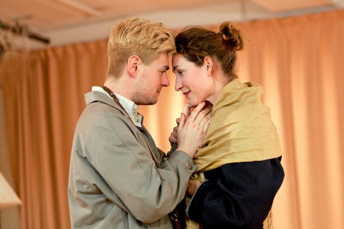 Sam Frenchum (Bruce Lovell) and Helen Bradbury (Cecily Harrington) at 