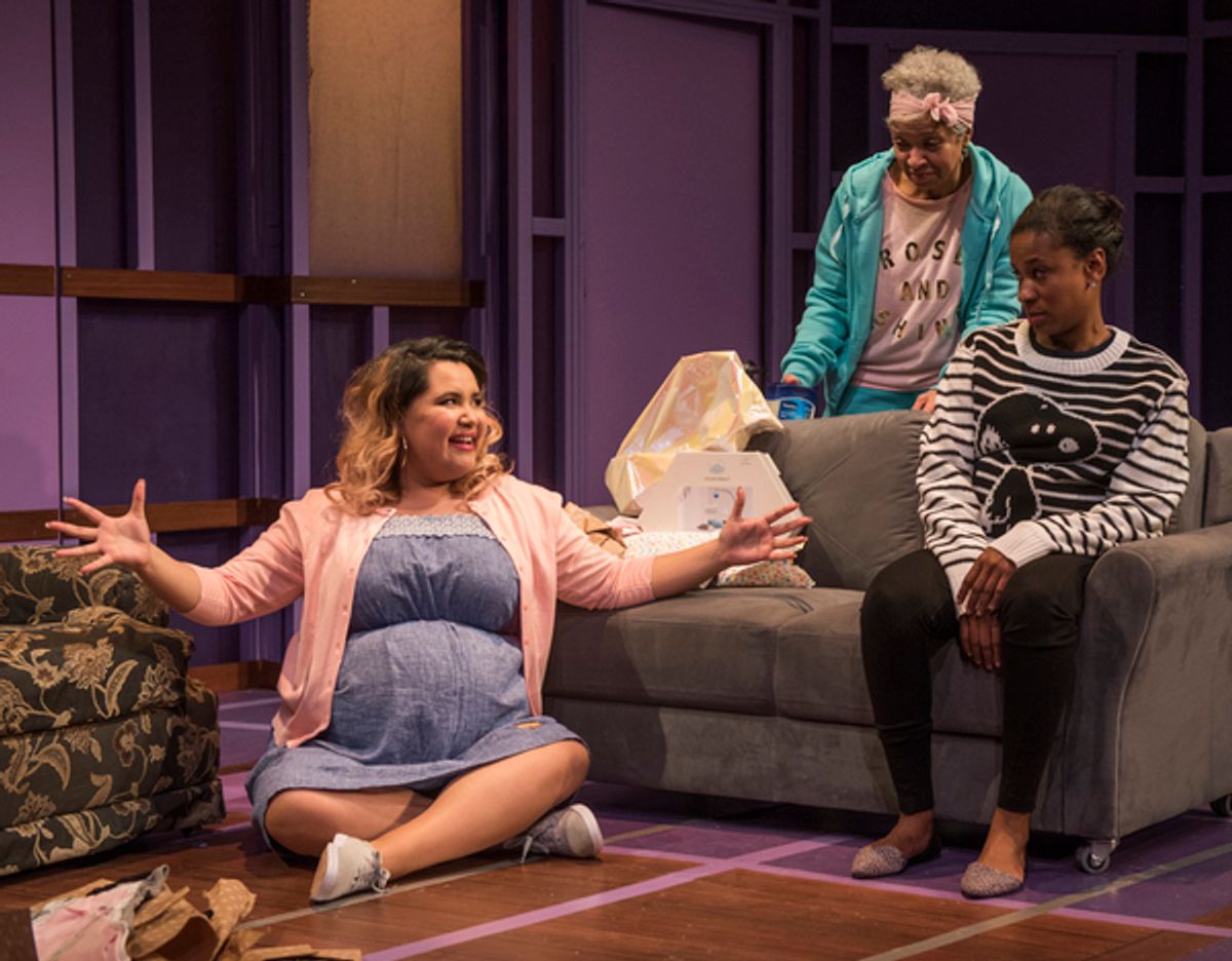 Karen Rodriguez, Linda Bright Clay, Caren Blackmore. Photo by Michael Brosilow at 