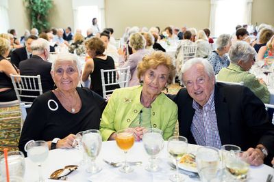 Barbara McDonald with Eunice & David Bigelow Photo