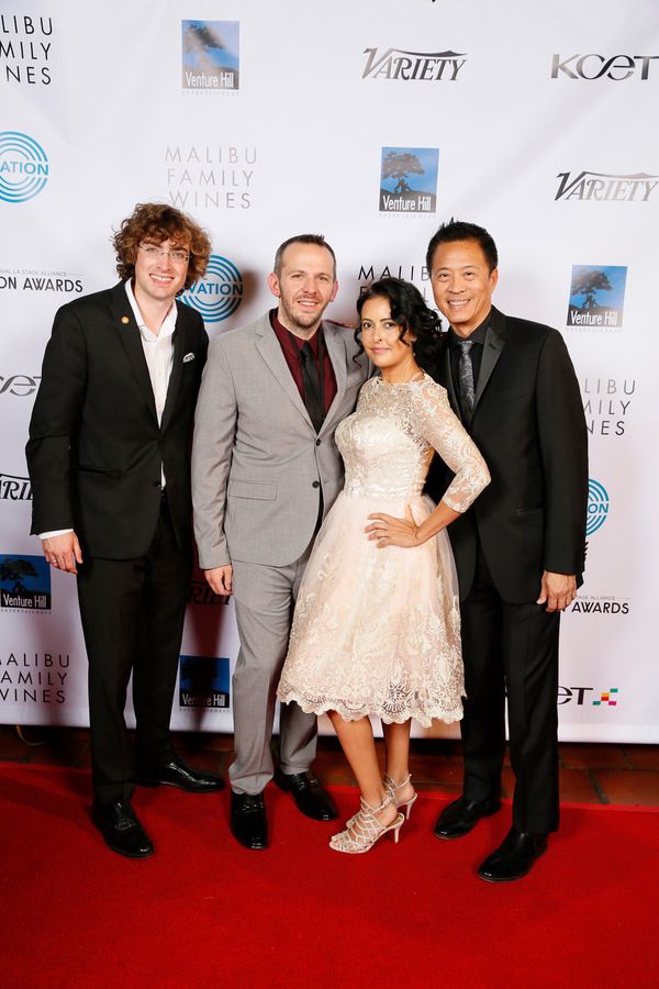 Music Director & Conductor Christopher Raymond, Writer Patrick Hurley, Choreographer  Photo