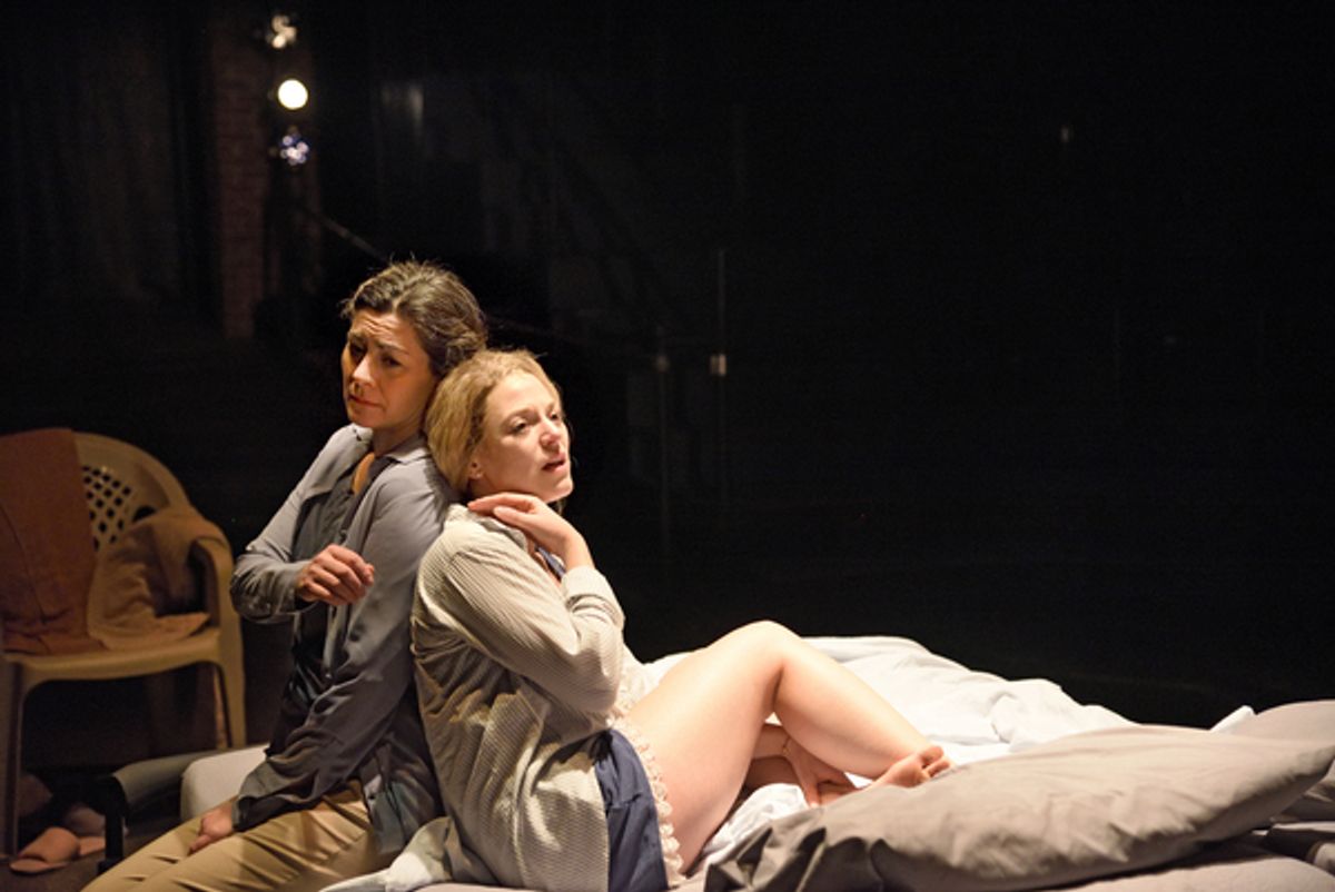 Angela Brazil as Emilia and Rebecca Gibel as Desdemona at 