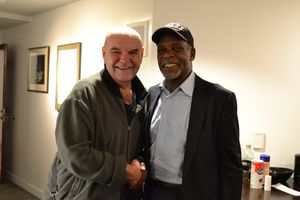 Jack Willis (President Lyndon Baines Johnson) and Actor and Political Activist Danny  Photo