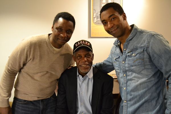 Bowman Wright (Dr. Martin Luther King, Jr.), Actor and Political Activist Danny Glove Photo