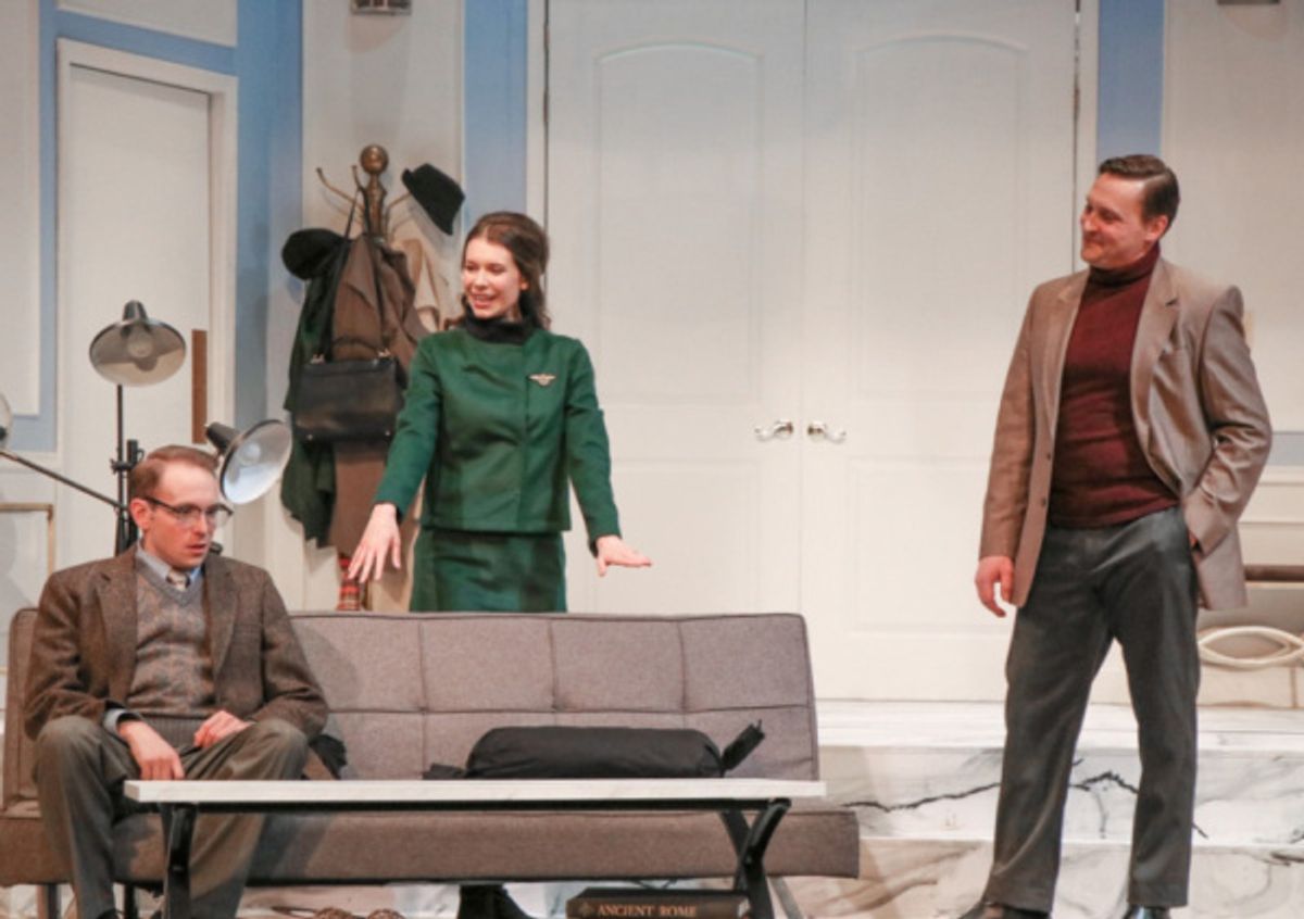 Boeing Boeing - Matt Gall, Sarah Kmiecik, and Rian Jairell at 