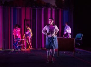(Front) Phoebe Gonzáles (Mercedes) and (rear, L to R) Birgundi Baker (Tara), Dyllan Rodrigues-Miller (Shauna), Nina Ganet (Andi) and Erik Hellman (Erik) @ BroadwayWorld (Front) Phoebe Gonzáles (Mercedes) and (rear, L to R) Birgundi Baker (Tara), Dyll Photo