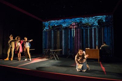  (L to R) Nina Ganet (Andi), Birgundi Baker (Tara), Dyllan Rodrigues-Miller (Shauna)  Photo