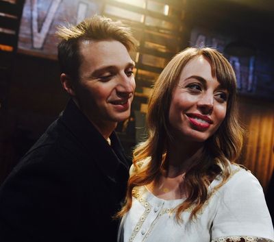 Sam Faustine as Anthony Hope and Monique Hafen* as Johanna  Photo