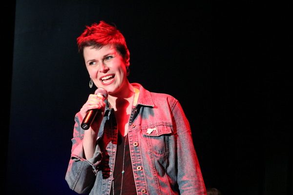 Ashley Laverty starts off the evening with a biting accusation, Connie Francis' class Photo