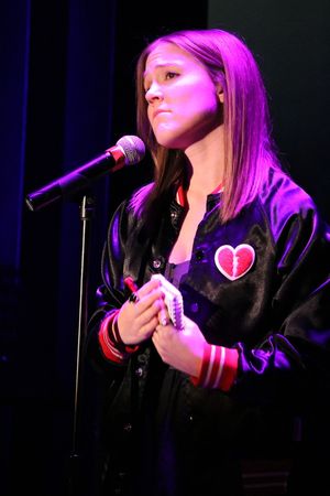 Mallory Vallier sings "A Note from Linda" from the musical, The Wedding Singer. Photo