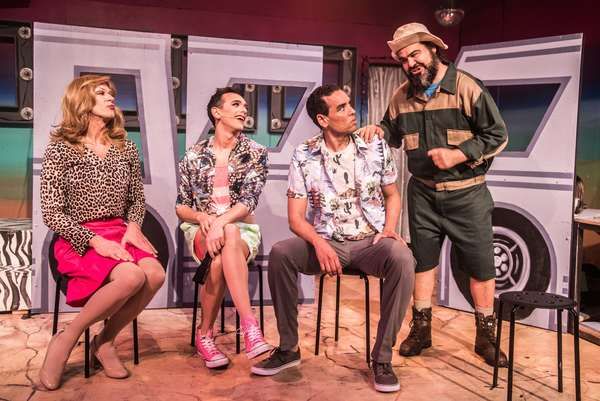 Tad Coughenour, Lyle Colby Mackston, Mario Burrell and George Chavez Photo