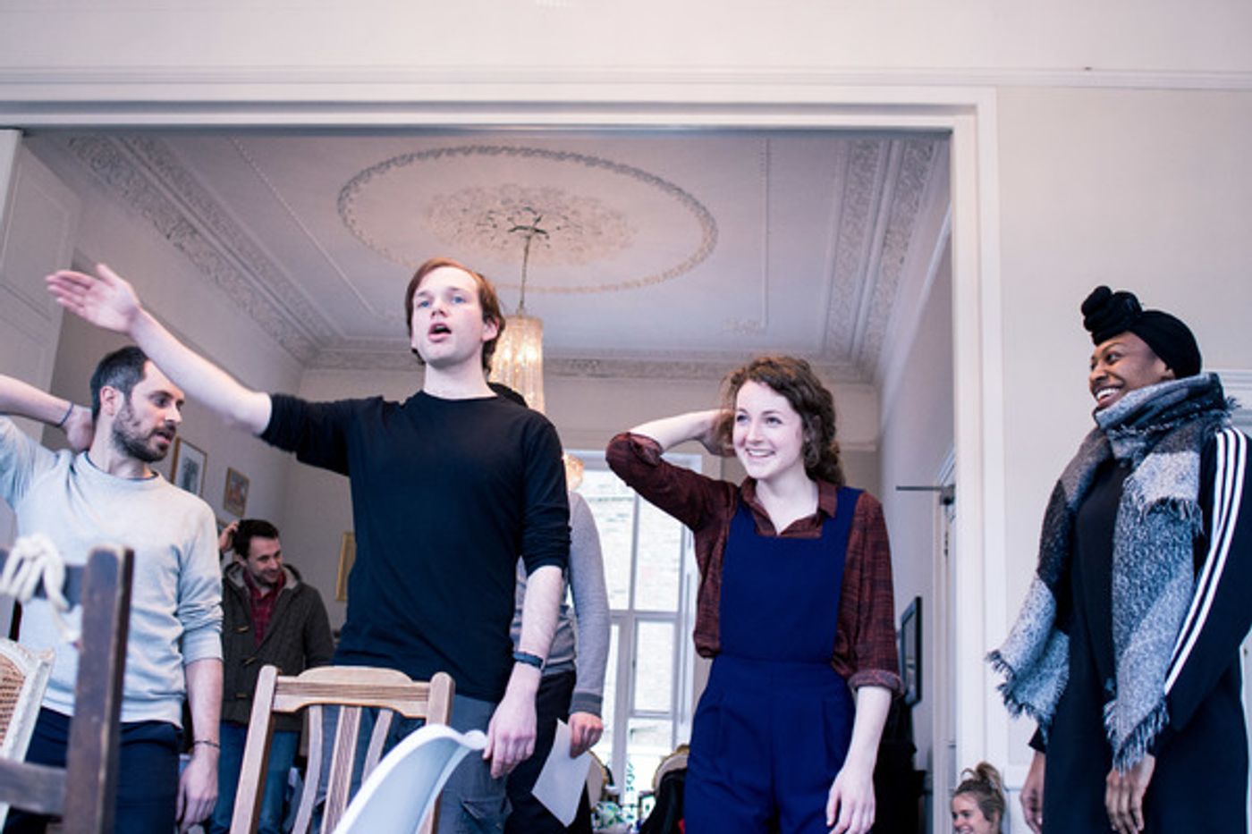Photo Flash: Inside Rehearsal With Cressida Bonas in THE DOG BENEATH THE SKIN at Jermyn Street Theatre  Image