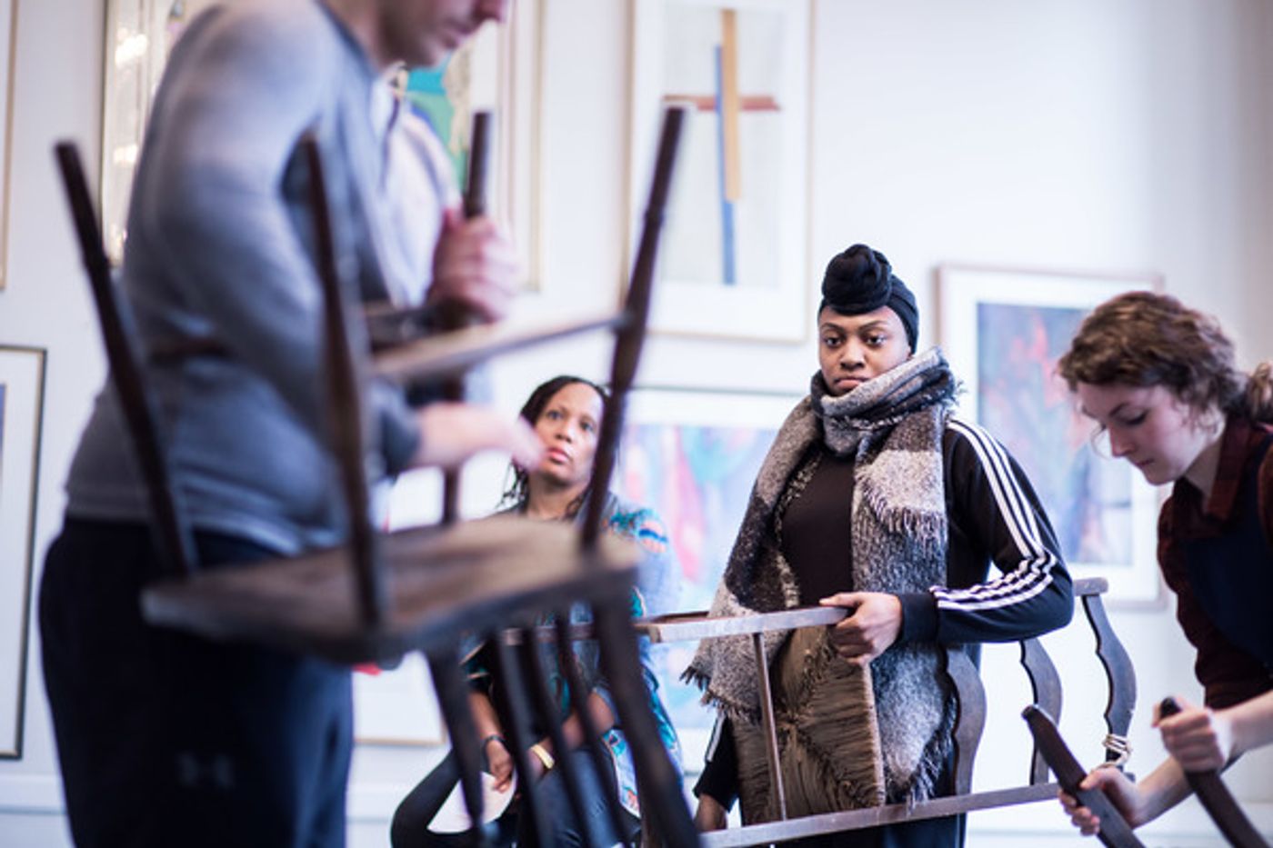 Photo Flash: Inside Rehearsal With Cressida Bonas in THE DOG BENEATH THE SKIN at Jermyn Street Theatre  Image